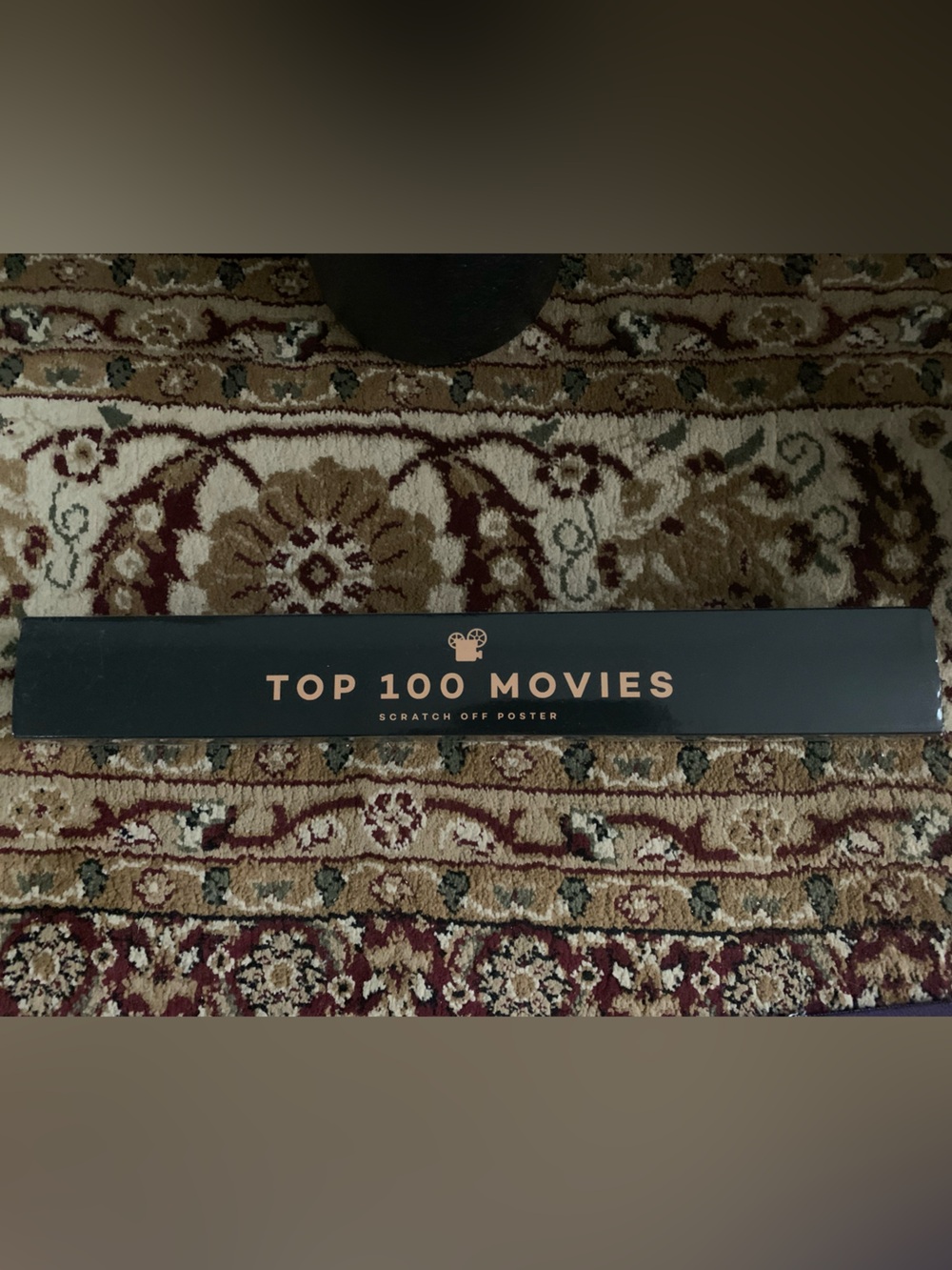 Top 100 Movies Scratch-Off Poster - Black